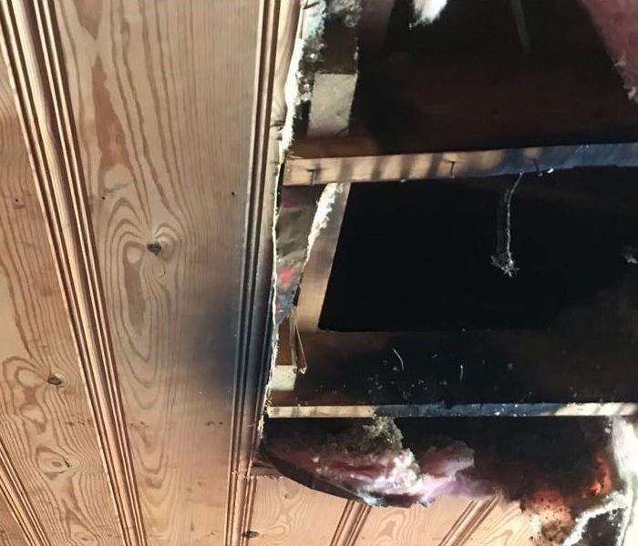 Fire Damage Ceiling